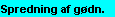 Spredning af handelsg�dning