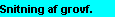 Snitning af gr�s, hels�d og majs